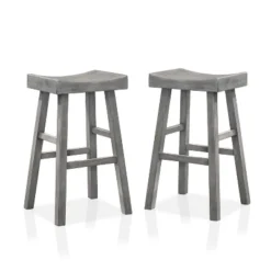 Set Of 2 29" Lille Seat Saddle Counter Height Barstools - HOMES: Inside + Out 9 Set Of 2 29" Lille Seat Saddle Counter Height Barstools - HOMES: Inside + Out -Inside out home GUEST 4ee82c4d d7de 423f a876 63ba55f2b44f