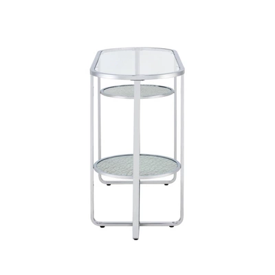 Rueledge Glam 2 Shelf Sofa Table Chrome - HOMES: Inside + Out 5 Rueledge Glam 2 Shelf Sofa Table Chrome - HOMES: Inside + Out - Image 5