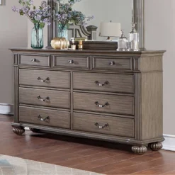 6pc Pennings Traditional Bedroom Set Gray - HOMES: Inside + Out 25 6pc Pennings Traditional Bedroom Set Gray - HOMES: Inside + Out -Inside out home GUEST 4f69a3b5 8fb7 4ae9 9dbb 471fe0e9f43a 1