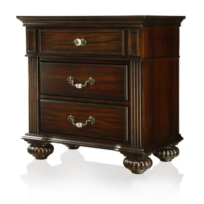 3pc California King Pennings Traditional Bed Set And Nightstand With Chest Dark Walnut - HOMES: Inside + Out 15 3pc California King Pennings Traditional Bed Set And Nightstand With Chest Dark Walnut - HOMES: Inside + Out - Image 15