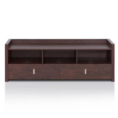 Flatcar Multi Functional Storage TV Stand For TVs Up To 65" Vintage Walnut - HOMES: Inside + Out 2 Flatcar Multi Functional Storage TV Stand For TVs Up To 65" Vintage Walnut - HOMES: Inside + Out - Image 2