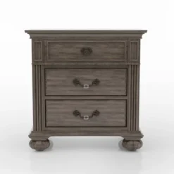 3pc Pennings Traditional Bed Set With 2 Nightstands Gray - HOMES: Inside + Out 27 3pc Pennings Traditional Bed Set With 2 Nightstands Gray - HOMES: Inside + Out -Inside out home GUEST 5313c4fe dde2 4fd1 957e 3ca6bd253352