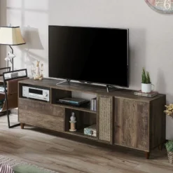 Niles TV Stand For TVs Up To 80" Reclaimed Oak - HOMES: Inside + Out 8 Niles TV Stand For TVs Up To 80" Reclaimed Oak - HOMES: Inside + Out -Inside out home GUEST 534bb2ef 122a 4771 8a3a 550c4fe50970