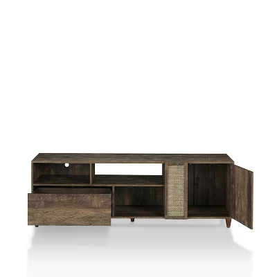Niles TV Stand For TVs Up To 80" Reclaimed Oak - HOMES: Inside + Out 4 Niles TV Stand For TVs Up To 80" Reclaimed Oak - HOMES: Inside + Out - Image 4