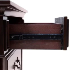 3pc California King Pennings Traditional Bed Set And Nightstand With Chest Dark Walnut - HOMES: Inside + Out 38 3pc California King Pennings Traditional Bed Set And Nightstand With Chest Dark Walnut - HOMES: Inside + Out -Inside out home GUEST 5385fc09 a351 4eeb 8346 ba54f3170487