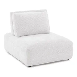 HOMES: Inside + Out 5pc Povoa 159" Modular Curved Sectional Sofa Modern Chenille With Extendable Backrest White 22 HOMES: Inside + Out 5pc Povoa 159" Modular Curved Sectional Sofa Modern Chenille With Extendable Backrest White -Inside out home GUEST 5738ae71 4980 405d a77a 113f1f0bad2e