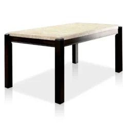 7pc Lanbert Marble Table Top Dining Table Set Dark Walnut - HOMES: Inside + Out 5 7pc Lanbert Marble Table Top Dining Table Set Dark Walnut - HOMES: Inside + Out -Inside out home GUEST 5c46e798 e2cb 4c6f 9fa8 63ca08b017d6