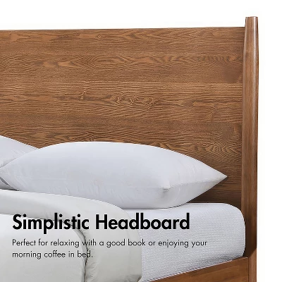 HOMES: Inside + Out 3pc Queen Neovesi Platform Bedroom Set Boho With 2 Nightstands Oak 16 HOMES: Inside + Out 3pc Queen Neovesi Platform Bedroom Set Boho With 2 Nightstands Oak - Image 16