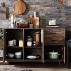 Iohomes Frakes Contemporary Buffet Table Natural Tone - HOMES: Inside + Out 12 Iohomes Frakes Contemporary Buffet Table Natural Tone - HOMES: Inside + Out -Inside out home GUEST 5f8fe858 7340 46d6 82ce d468b2cb2379