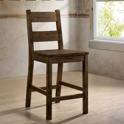 Set Of 2 Sims Wood Counter Height Dining Chair Oak - HOMES: Inside + Out 1 Set Of 2 Sims Wood Counter Height Dining Chair Oak - HOMES: Inside + Out