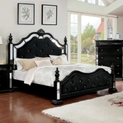Queen Washington Upholstered Adult Bed Black - HOMES: Inside + Out 9 Queen Washington Upholstered Adult Bed Black - HOMES: Inside + Out -Inside out home GUEST 613997e6 9fe6 4f1c 8f6f c68209d6e5e6