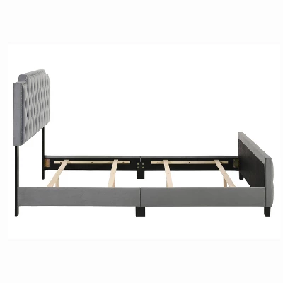 Amando Button Tufted Upholstered Bed - HOMES: Inside + Out 6 Amando Button Tufted Upholstered Bed - HOMES: Inside + Out - Image 6