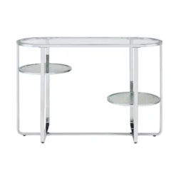 Rueledge Glam 2 Shelf Sofa Table Chrome - HOMES: Inside + Out 8 Rueledge Glam 2 Shelf Sofa Table Chrome - HOMES: Inside + Out -Inside out home GUEST 653e9c05 b5ca 4922 a0f5 e25d692e3f65