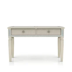 Riverbank Sofa Table With Tempered Glass Silver - HOMES: Inside + Out 6 Riverbank Sofa Table With Tempered Glass Silver - HOMES: Inside + Out -Inside out home GUEST 69107381 54e8 4ba9 a300 f57e44ad87d8