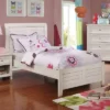 HOMES: Inside + Out Twin Portero Youth Bed Antique White - IoHOMES