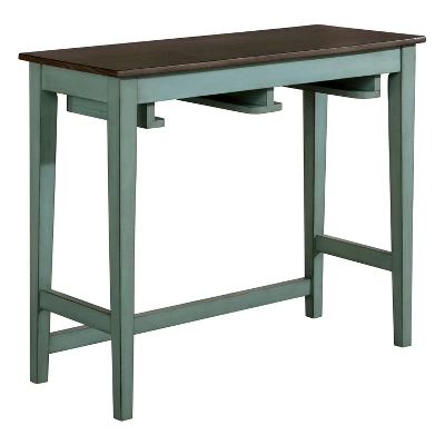 3pc Helbrana Bar Height Dining Set Green - HOMES: Inside + Out 4 3pc Helbrana Bar Height Dining Set Green - HOMES: Inside + Out - Image 4