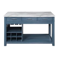 Fredricke Extendable Kitchen Island With Faux Marble - HOMES: Inside + Out 16 Fredricke Extendable Kitchen Island With Faux Marble - HOMES: Inside + Out -Inside out home GUEST 6ce4149b 5aaa 4bef a309 745107887339