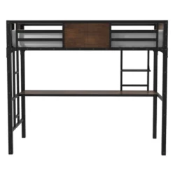 Twin Navii Industrial Loft Bed Black - HOMES: Inside + Out -Inside out home GUEST 72ff3fd0 c16a 4fa9 a931 60900160fcc9