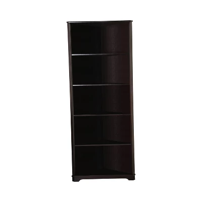 78" Mcafee Contemporary 5 Tier Corner Bookshelf - HOMES: Inside + Out 4 78" Mcafee Contemporary 5 Tier Corner Bookshelf - HOMES: Inside + Out - Image 4