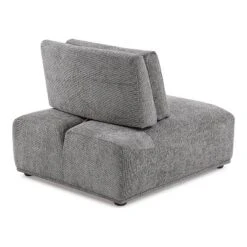 HOMES: Inside + Out 5pc Povoa 159" Modular Curved Sectional Sofa Modern Chenille With Extendable Backrest Gray -Inside out home GUEST 76b3419d bd14 44c3 a889 a885cde7d4f5