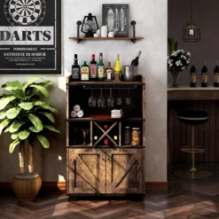 Lamage Wine Cabinet Buffet With Wine Rack - HOMES: Inside + Out 11 Lamage Wine Cabinet Buffet With Wine Rack - HOMES: Inside + Out -Inside out home GUEST 78200755 986d 44e5 9e44 96daebd2c8d2