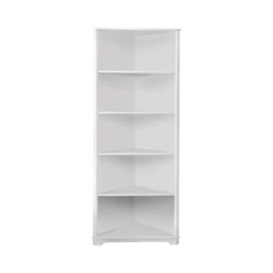 78" Mcafee Contemporary 5 Tier Corner Bookshelf - HOMES: Inside + Out 9 78" Mcafee Contemporary 5 Tier Corner Bookshelf - HOMES: Inside + Out -Inside out home GUEST 7b530450 1c83 468c b313 3bea386c3f74