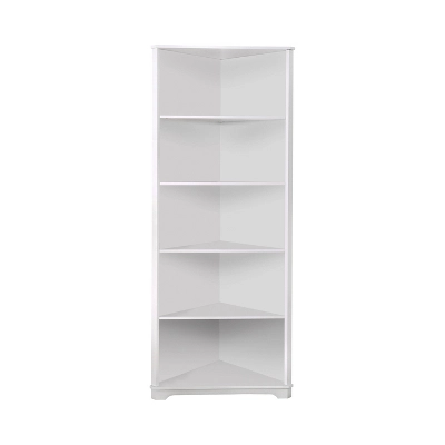 78" Mcafee Contemporary 5 Tier Corner Bookshelf - HOMES: Inside + Out 5 78" Mcafee Contemporary 5 Tier Corner Bookshelf - HOMES: Inside + Out - Image 5