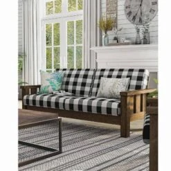 Jovie Gingham Rustic Sofa - HOMES: Inside + Out 10 Jovie Gingham Rustic Sofa - HOMES: Inside + Out -Inside out home GUEST 7f82f1e6 5ee6 49ab a034 ce2d29133308