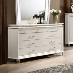 2pc Granite Nightstand And Dresser Set Pearl White - HOMES: Inside + Out 11 2pc Granite Nightstand And Dresser Set Pearl White - HOMES: Inside + Out -Inside out home GUEST 819b43be 4bc7 43e1 9839 b21b06d49222