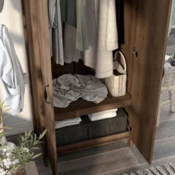 Andreasson Wardrobe Closet Distressed Walnut - HOMES: Inside + Out 14 Andreasson Wardrobe Closet Distressed Walnut - HOMES: Inside + Out -Inside out home GUEST 85416f54 3e7c 43b4 982d cb5077a3f410