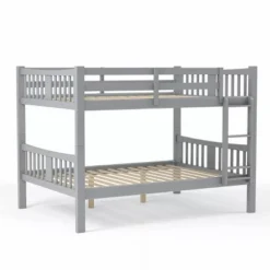 HOMES: Inside + Out Twin Over Twin Kids' Clare Bunk Bed Gray - IoHOMES 9 HOMES: Inside + Out Twin Over Twin Kids' Clare Bunk Bed Gray - IoHOMES -Inside out home GUEST 866af7f7 4a3e 416d 99e1 b2d7e1d7a2f6