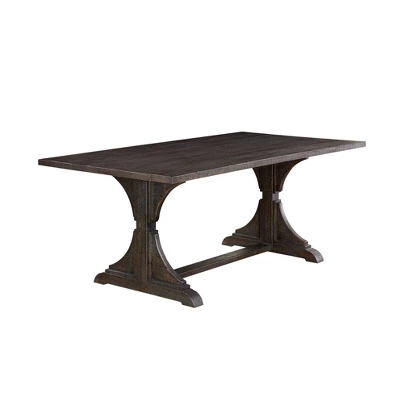 5pc Strasbourg Rustic Dining Table Set Antique Black - HOMES: Inside + Out 7 5pc Strasbourg Rustic Dining Table Set Antique Black - HOMES: Inside + Out - Image 7