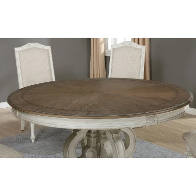Frainio Round Dining Table White - HOMES: Inside + Out 5 Frainio Round Dining Table White - HOMES: Inside + Out - Image 5