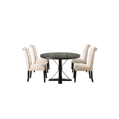 5pc Hedgeburn Round Dining Set - HOMES: Inside + Out 10 5pc Hedgeburn Round Dining Set - HOMES: Inside + Out - Image 10