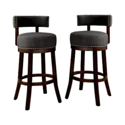Set Of 2 24" Jefferson Counter Height Barstools With Upholstered Seat - HOMES: Inside + Out -Inside out home GUEST 8c175eda 55b6 4415 b5bc 7b7dcf2c250a