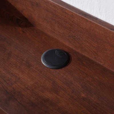 Mater 2 Tiers Open Shelves Floating Console Fits Tv's Up To 65" - HOMES: Inside + Out 5 Mater 2 Tiers Open Shelves Floating Console Fits Tv's Up To 65" - HOMES: Inside + Out - Image 5