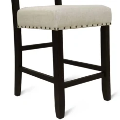 2pk Eliza Button Tufted Counter Height Barstool Black/Beige - HOMES: Inside + Out 6 2pk Eliza Button Tufted Counter Height Barstool Black/Beige - HOMES: Inside + Out -Inside out home GUEST 9174a7c6 e1ae 40c0 b828 344258ff2894