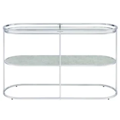 Yarmuth Glam 1 Shelf Sofa Table Chrome - HOMES: Inside + Out 8 Yarmuth Glam 1 Shelf Sofa Table Chrome - HOMES: Inside + Out -Inside out home GUEST 9250338a 2e77 4035 8888 23806314db8a