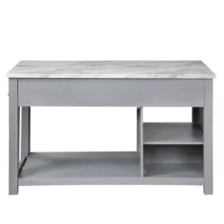 Fredricke Extendable Kitchen Island With Faux Marble - HOMES: Inside + Out 18 Fredricke Extendable Kitchen Island With Faux Marble - HOMES: Inside + Out -Inside out home GUEST 9db7155a 91e2 4eb3 98f7 5200d0d97576