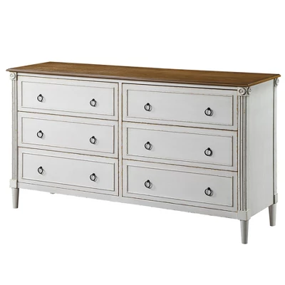 Latimer Traditional 6 Drawers Dresser - HOMES: Inside + Out 11 Latimer Traditional 6 Drawers Dresser - HOMES: Inside + Out - Image 11