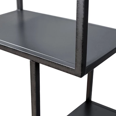 69" Dustin 6 Shelf Bookcase Dark Gray - HOMES: Inside + Out 4 69" Dustin 6 Shelf Bookcase Dark Gray - HOMES: Inside + Out - Image 4