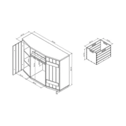 Candy Plank Inspired Dining Buffet With Removable Crate Reclaimed Oak - HOMES: Inside + Out 13 Candy Plank Inspired Dining Buffet With Removable Crate Reclaimed Oak - HOMES: Inside + Out -Inside out home GUEST a1995ca7 bb3b 488d ad86 1f0888512ac5 1