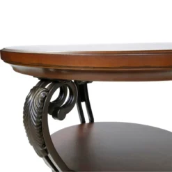 Telmin Traditional Side Table Brown Cherry - HOMES: Inside + Out 13 Telmin Traditional Side Table Brown Cherry - HOMES: Inside + Out -Inside out home GUEST a337b430 d815 4351 a555 906e27d872b9