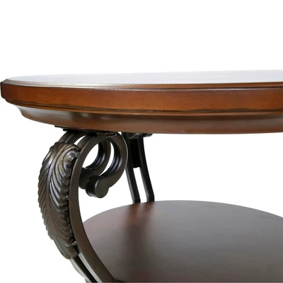 Telmin Traditional Side Table Brown Cherry - HOMES: Inside + Out 5 Telmin Traditional Side Table Brown Cherry - HOMES: Inside + Out - Image 5