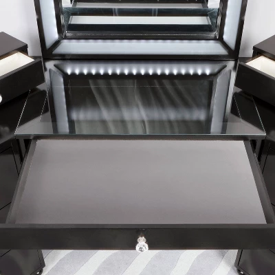 Urman Storage Drawers Vanity Set - HOMES: Inside + Out 3 Urman Storage Drawers Vanity Set - HOMES: Inside + Out - Image 3