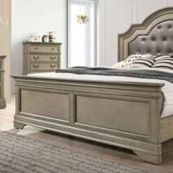 3pc Kritan Bed With 2 Nightstands Antique Warm Gray - HOMES: Inside + Out 11 3pc Kritan Bed With 2 Nightstands Antique Warm Gray - HOMES: Inside + Out -Inside out home GUEST a88fbaf3 b3a5 4504 b02a 46c155905fb9
