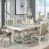 5pc Jenra Expandable Top Dining Set Champagne/Warm Gray - HOMES: Inside + Out