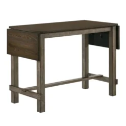 7pc Entera Extendable Counter Height Dining Table Set Dark Walnut/Chestnut/Brown - HOMES: Inside + Out -Inside out home GUEST a9e543d7 51fd 4925 8ebd 60dd342bb1f7