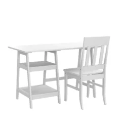 Dornoch 2 Shelf Writing Desk With Chair - HOMES: Inside + Out 11 Dornoch 2 Shelf Writing Desk With Chair - HOMES: Inside + Out -Inside out home GUEST aa4213ac f6d2 4d2d 8932 030b2ceec405