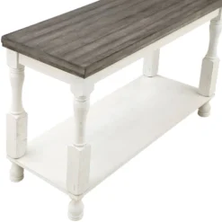 Philoree Farmhouse Console Table Antique White - HOMES: Inside + Out -Inside out home GUEST ab4988fb 77be 43bc bab4 f4a0f1bb8136